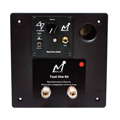 ☆MarkAudio バスレフ型キット Tozzi one kit Double active(黒) - コイズミ無線有限会社