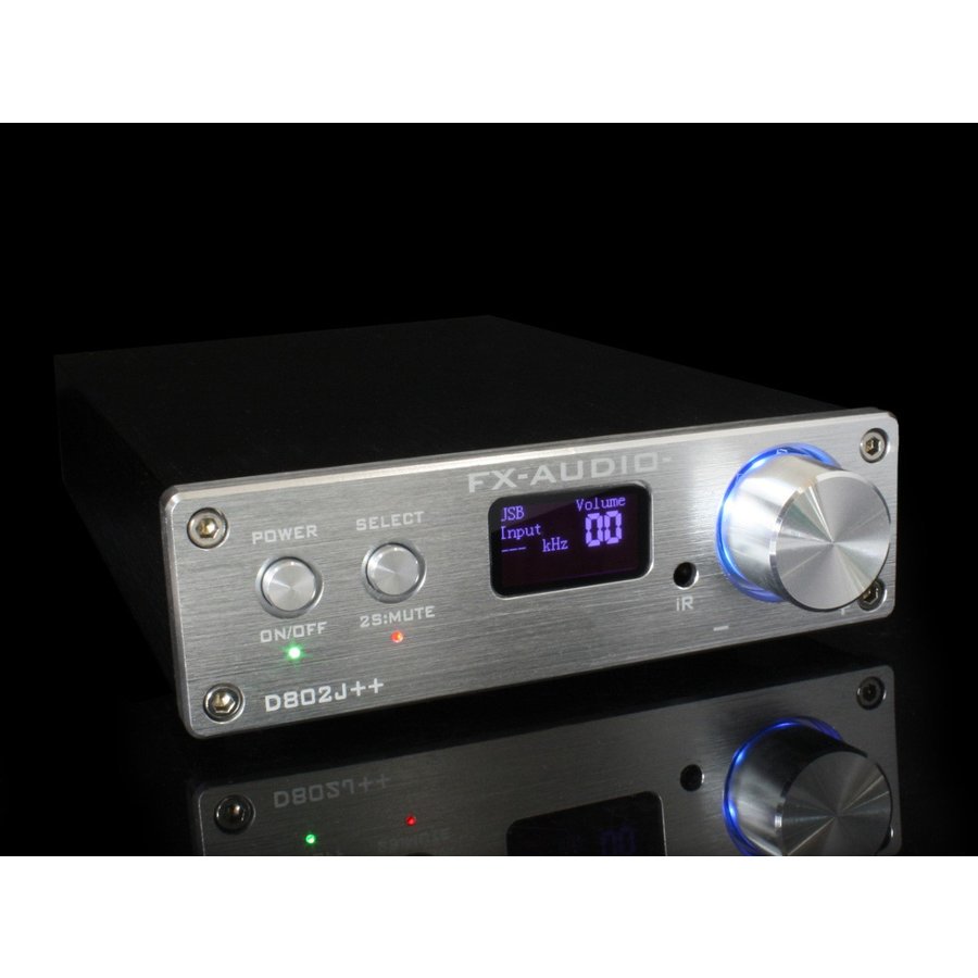 ☆FX-AUDIO- フルデジタルアンプ D802J++(シルバー) - コイズミ無線有限会社