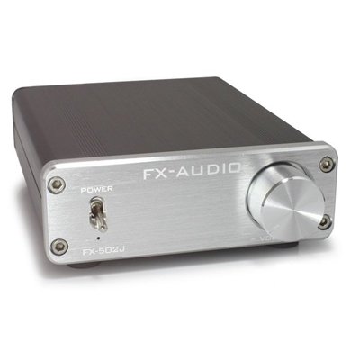 ☆FX-AUDIO- デジタルアンプ FX-502J(シルバー) - コイズミ無線有限会社