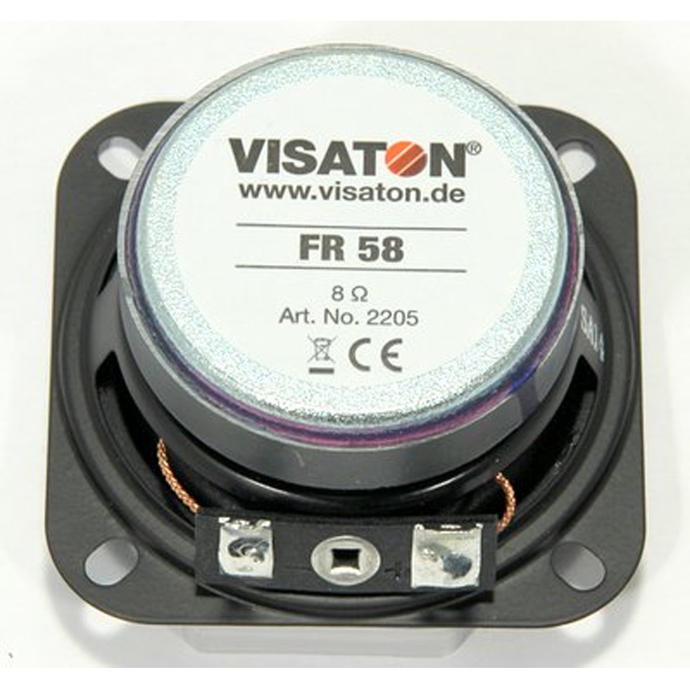 ☆Visaton 5.8cmフルレンジ FR58-8 - コイズミ無線有限会社