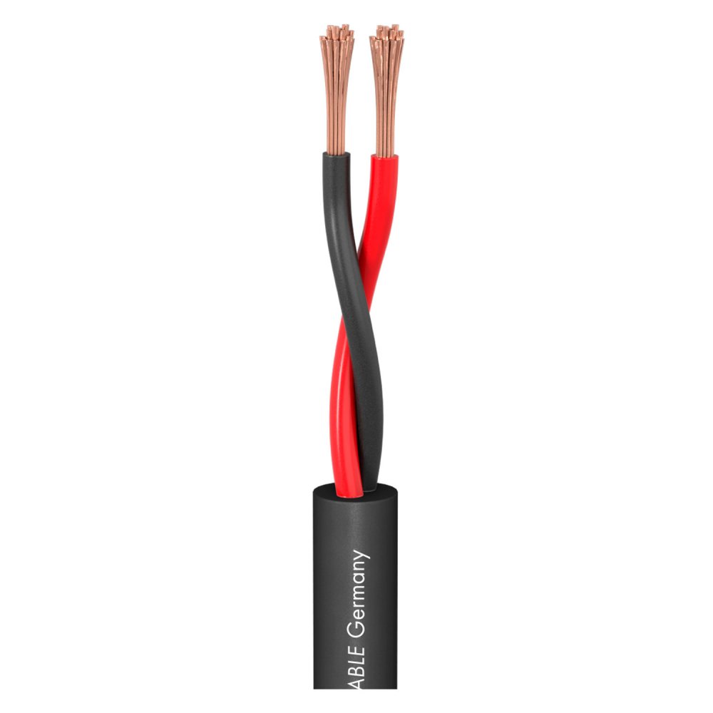 ☆SOMMER CABLE スピーカーケーブル MM-SP225ブラック(2m) - コイズミ