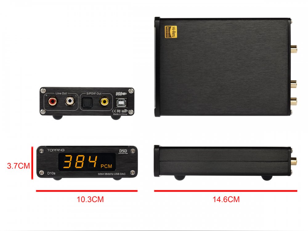 〇Topping DAC D10s(ブラック) - コイズミ無線有限会社