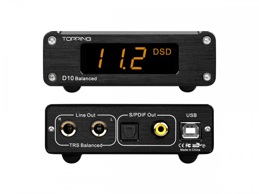 〇Topping DAC D10Balanced(シルバー) - コイズミ無線有限会社