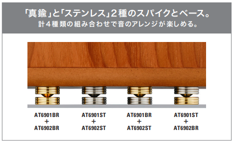 ☆オーディオテクニカ インシュレーター AT6901BR(6個 ☆オーディオテクニカ インシュレーター AT6901BR(6個