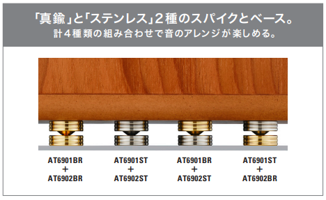 ☆オーディオテクニカ インシュレーター AT6902BR(6個 ☆オーディオテクニカ インシュレーター AT6902BR(6個