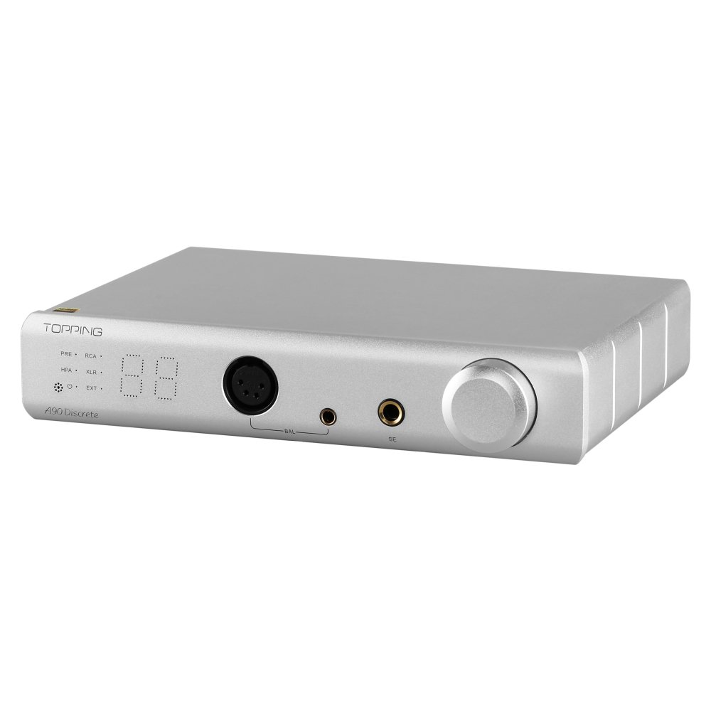 〇Topping ヘッドフォンアンプ A90 Discrete(シルバー) - コイズミ無線有限会社