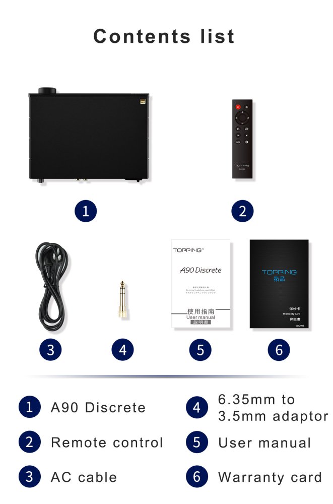 〇Topping ヘッドフォンアンプ A90 Discrete(シルバー) - コイズミ無線