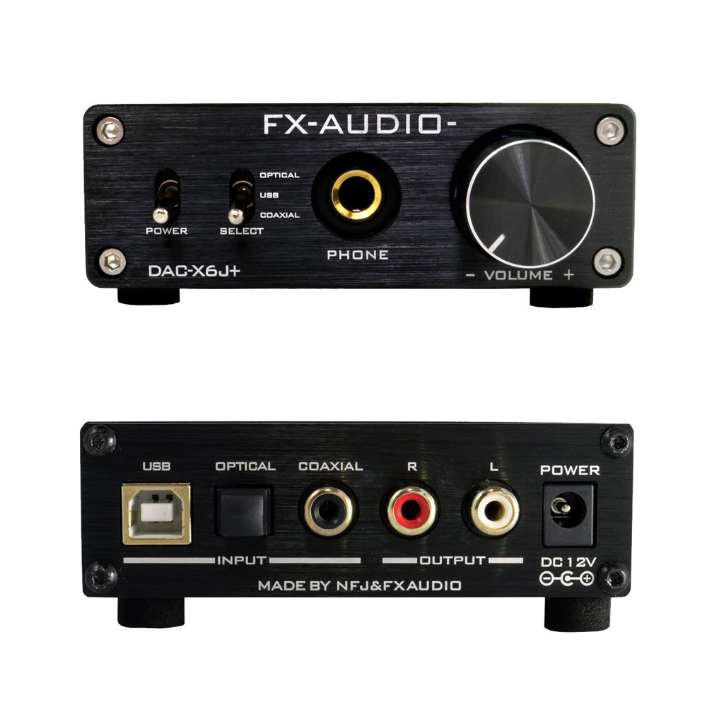 FX-AUDIO- DAC DAC-X6J+(ブラック) - コイズミ無線有限会社