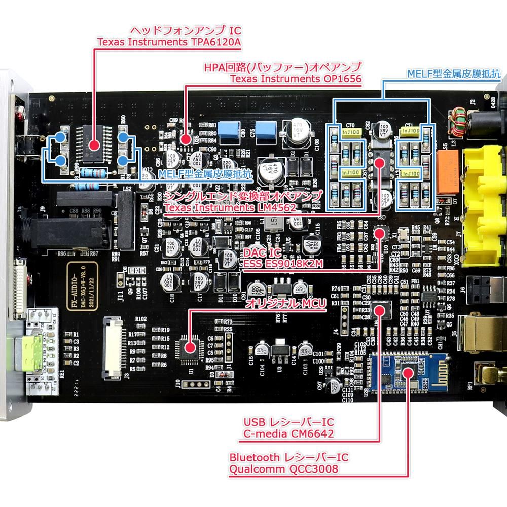 FX-AUDIO- DAC-X6J - アンプ