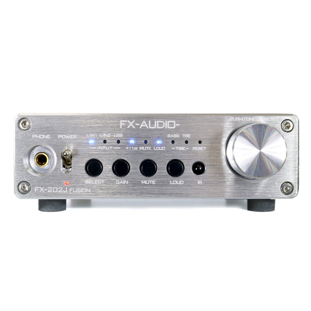☆FX-AUDIO- デジタルプリメインアンプ FX-202J FUSION(シルバー) - コイズミ無線有限会社