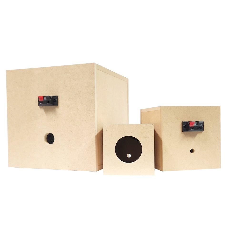 ☆コイズミ無線 バスレフ型板材キット CUBE-RB(Mサイズ/ステレオ