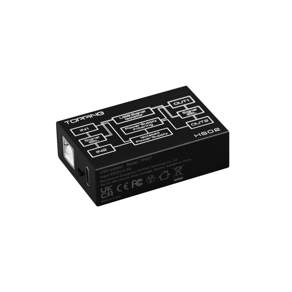 〇Topping USBオーディオアイソレーター HS02 - コイズミ無線有限会社