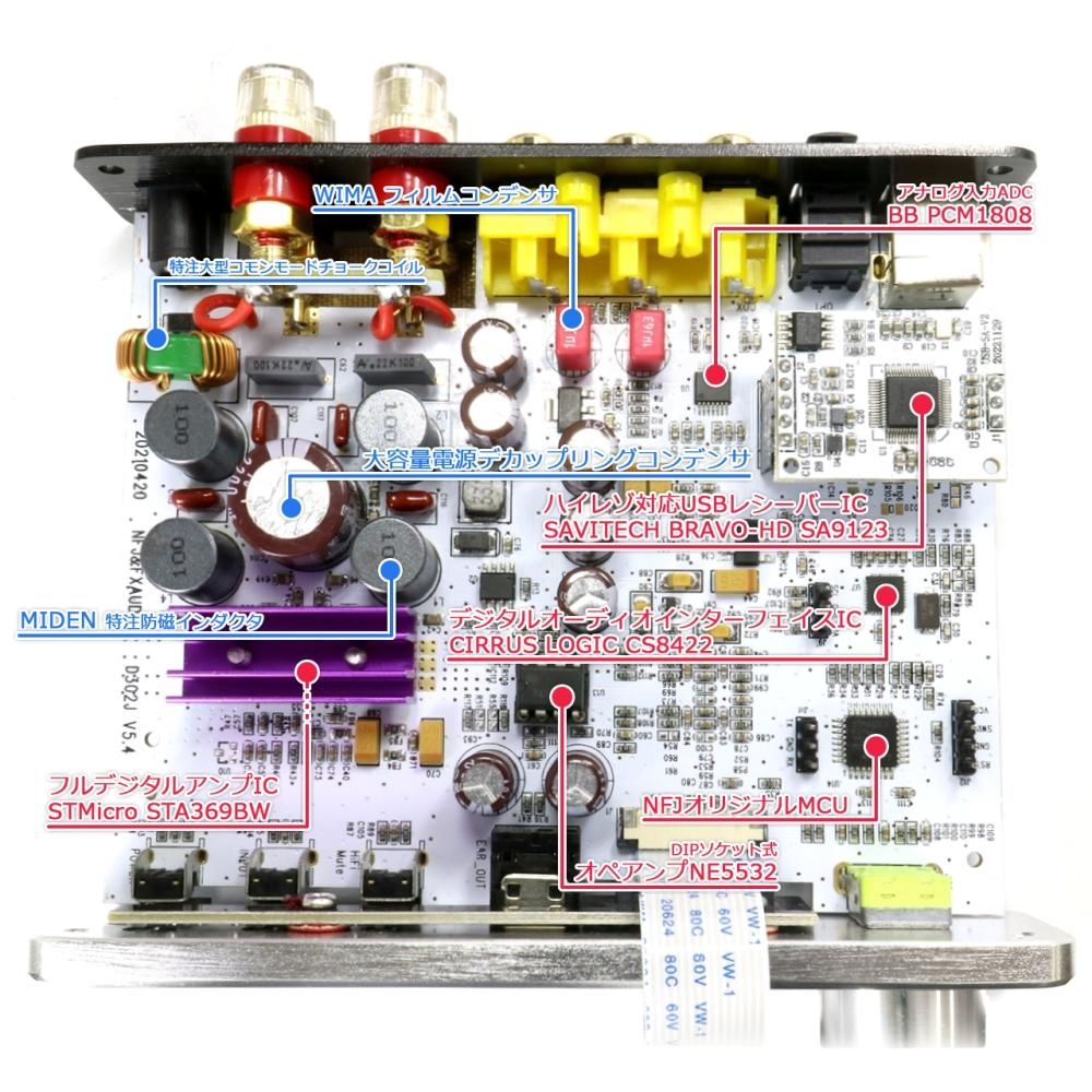 ☆FX-AUDIO- フルデジタルアンプ D302J++(シルバー) - コイズミ無線