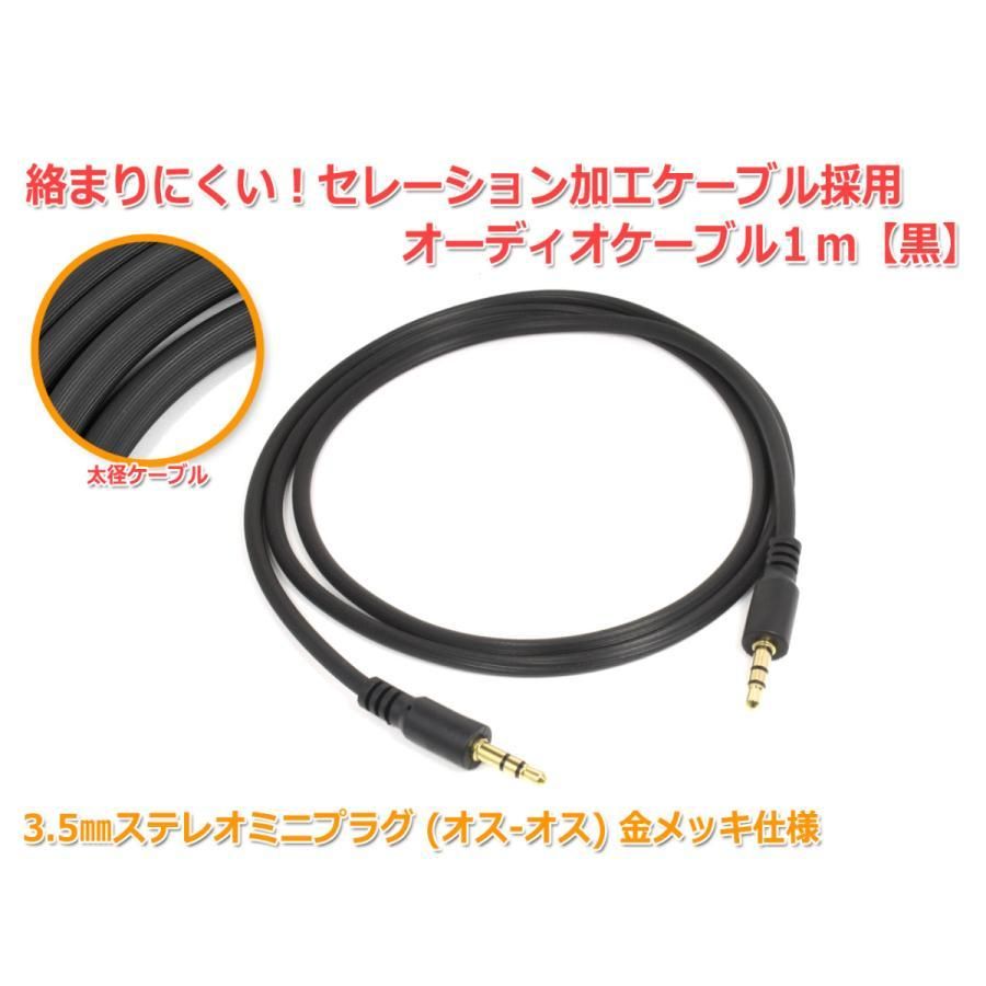 NFJ 3.5mm-3.5mmステレオミニプラグ(オス-オス) オーディオケーブル 1m - コイズミ無線有限会社