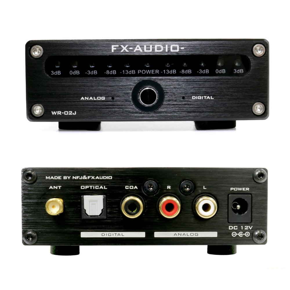 FX-AUDIO- DAC搭載Bluetoothレシーバー WR-02J(ブラック) - コイズミ無線有限会社