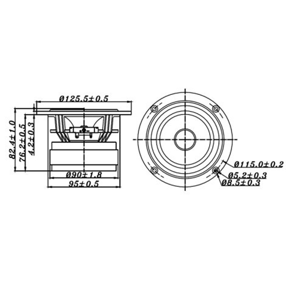 Tangband 10cmフルレンジ W4-1337SDF - コイズミ無線有限会社