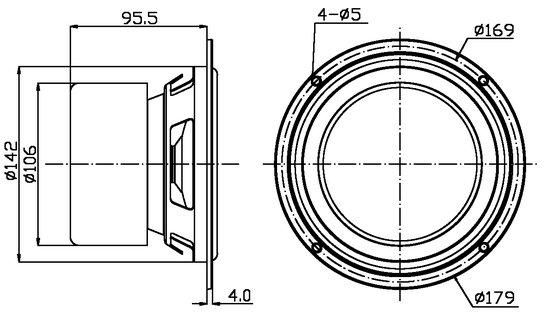 HiVi 16cmウーファー | M6N - コイズミ無線有限会社