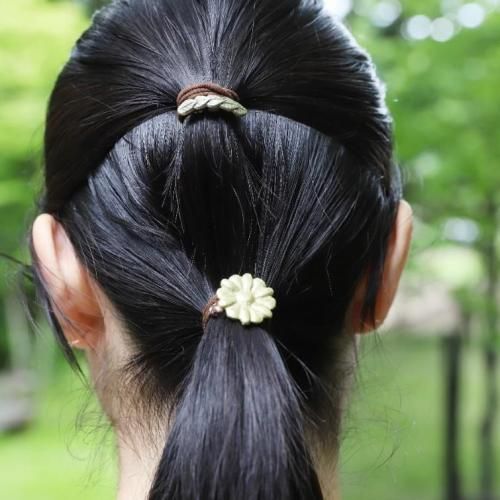 ヘアゴム　No.224 サヌ・バイさんのヘアゴム - ネパリ・バザーロの通販ショップ「ベルダ