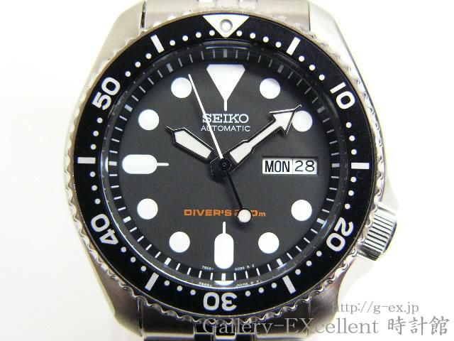 極美品SEIKOブラックボーイダイバサファイア7s26-0020SKX007完動-