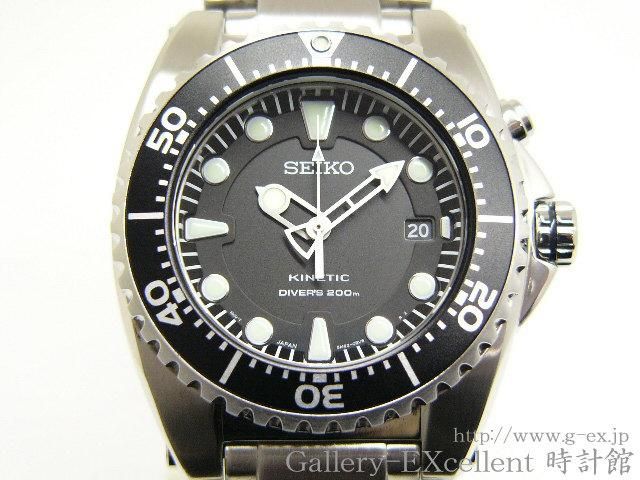 時計 SEIKO KINETIC TITANIUM SCJBA 200m 4525M63-0B40