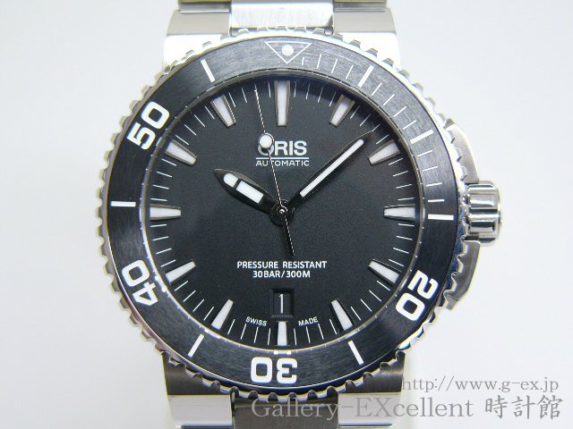 オリス アクイス デイト 腕時計e-151901