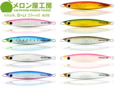 [メロン屋工房] DEEP SPIRITS Weak Bait Short 80g (ウィークベイトショート) - RISE Shopping