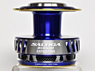 PE10が300m巻けるSALTIGA8000用エクスペディションスプール