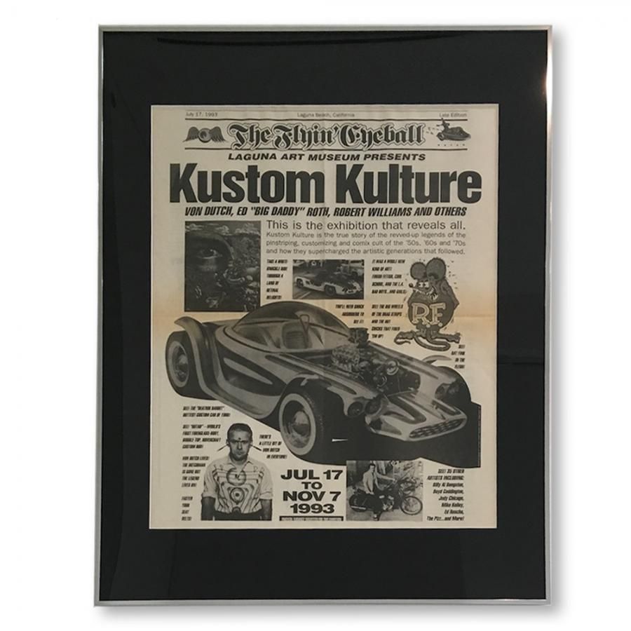 ROBERT WILLIAMS ポスター KUSTOM KULTURE 1993 ROBERT WILLIAMS ポスター KUSTOM KULTURE 1993 ROBERT WILLIAMS