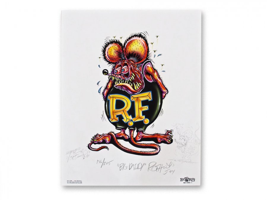 RAT FINK... THE ORIGINAL 1994 -YELLOW FiNK- - Hayabusa Kat Klother