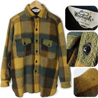 70年代WOOLRICHウールリッチのからし色チェックCPOジャケット - 古着屋