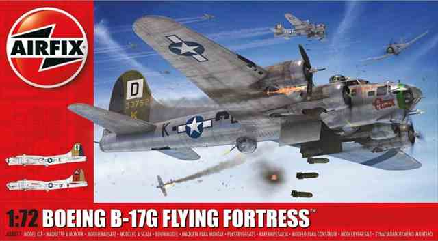 1/72 ボーイング B-17G フライングフォートレス/エアフィックス8017/