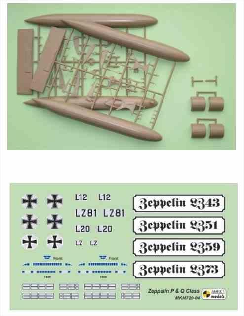 【新品】P級&Q級ツェッペリン2機セット 1/720 マークワンモデルズ 新品】P級&Q級ツェッペリン2機セット 1/720 マークワンモデルズ
