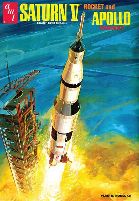 1/200 アポロ11号 月面着陸50周年記念 サターンV型ロケット/AMT1174/