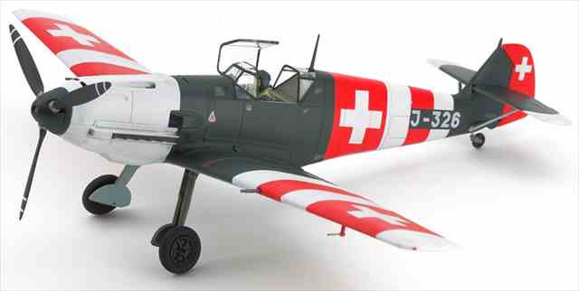 1/48 メッサｰシュミット Bf109 E-3 スイス空軍/スケｰルモデル限定/タミヤ25200/