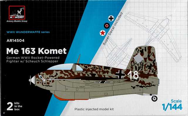 アーモリー14504 独・メッサーシュミットMe163Bコメート2機 & 牽引車1