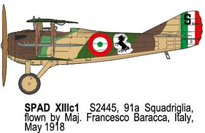 ローデン032T634 仏スパッドXIIIc.1初期型・複葉戦闘機WW1 1/32