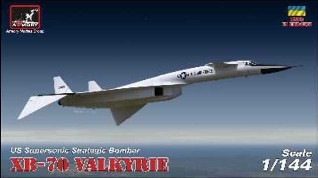 アーモリー14701 XB-70 ヴァルキリー 試作戦略爆撃機 1/144スケール