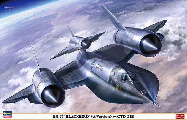 SR-71 ブラックバード (A型) w/GTD-21B /1/72 /ハセガワ02395/