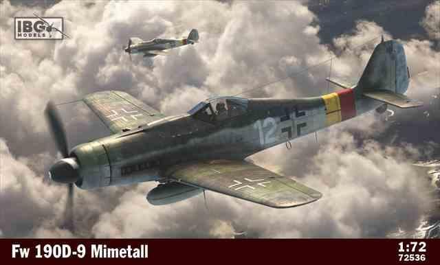 1/72 独・フォッケウルフFw190D-9戦闘機・ミメタル工場製/IGB72536/