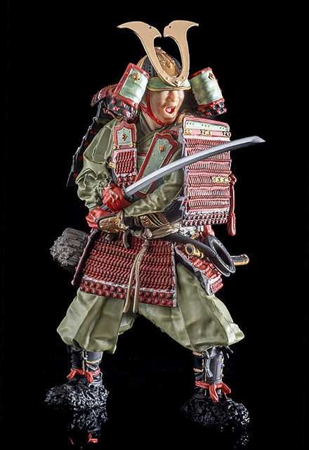 鎌倉時代の鎧武者　完成品