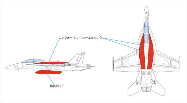 1/144 アメリカ海軍 F/A-18F スーパーホーネット コンフォーマル