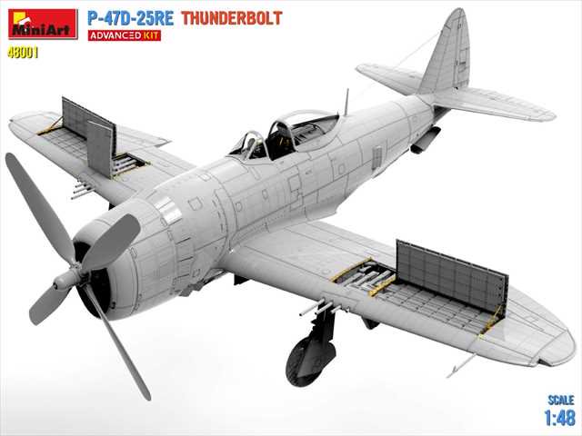 ミニアート 1/48 P-47D-25RE | サンダーボルト・アドバンスドキット - 模型店けい・くらふと(K・CRAFT)通販専門店