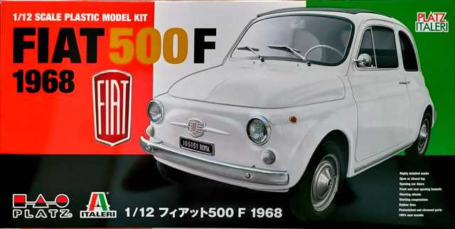 フィアット500F 1968 プラモデル | プラッツ・イタレリ 1/12 PZIT005 - 模型店けい・くらふと(K・CRAFT)通販専門店