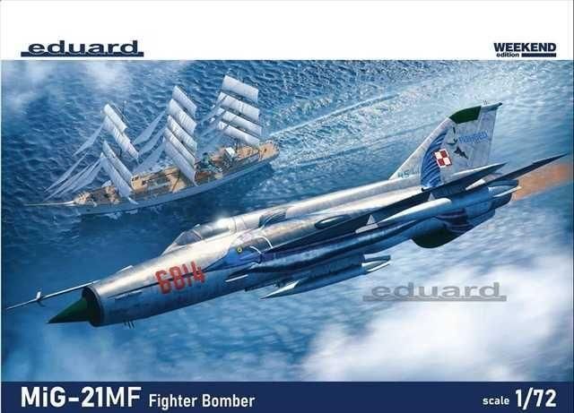 プラモデル完成機　1/48　MIG-21MF フィッシュベット 1/48 MiG-21PF フィッシュベッドD(プレミアムエディションキット