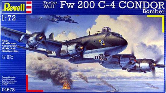 1/72 フォッケウルフFw200C-4コンドル爆撃機【レベル4678】