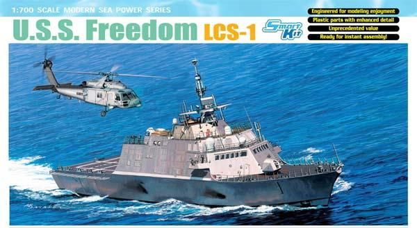 1/700 現用アメリカ海軍 沿海域戦闘艦U.S.S フリーダム LCS-1 