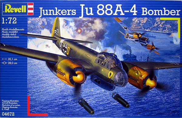 1/72 ユンカース Ju88 A-4爆撃機 /レベル04672/