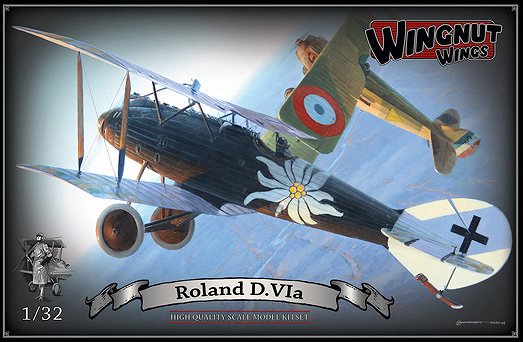ローランドD VIa 複葉機 32022 ウイングナットウイングス 1/32 プラモデル