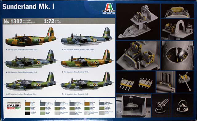 ΦΦプラモデル サンダーランド イタレリ Mk.I-