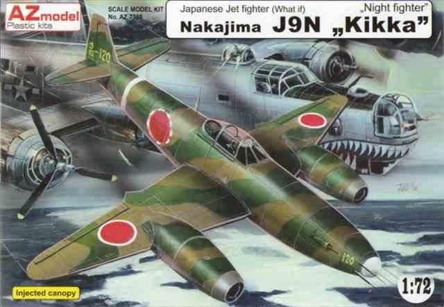 1 72 中島j9n1 K 橘花 夜間戦闘機 What If Azモデル73 1 72 中島j9n1 K 橘花 夜間戦闘機 What If Azモデル73